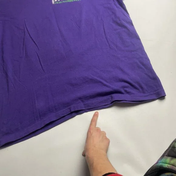 VTG 1994 Motocross Racing Purple Shirt Mens XL Canada Made (Read) - Picture 11 of 14